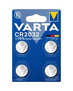 Varta CR2032 Lithium Coin Cell Batteries | 4-Pack