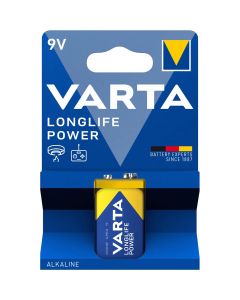 Varta Battery Alkaline Longlife Power 9V 6LP3146 4922 1-Pack