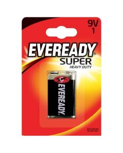 Eveready Super Zinc Battery 9V 6F22 1-Pk
