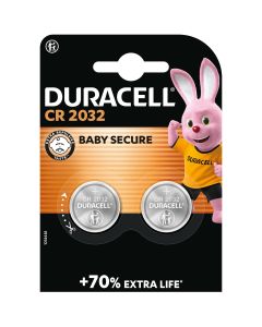 Duracell CR2032 3V Lithium Batteries DL2032 2-Pack