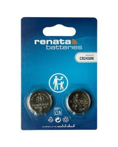 Renata CR2450N Lithium Coin Cell Battery 2-Pack