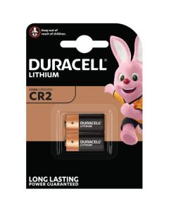 Duracell CR2 Lithium Batteries DLCR2 CR15H270 3V 2-Pack