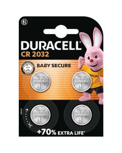Duracell CR2032 3V Lithium Batteries DL2032 | 4-Pack