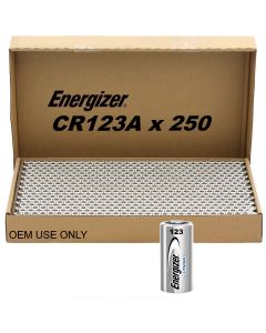 Energizer CR123A Lithium Batteries | OEM 250-Pack