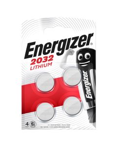 Energizer CR2032 Lithium Batteries 4-Pack