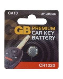GB Premium Car Key Battery CA10 CR1220 3V