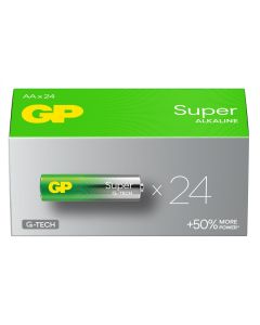 GP Super Alkaline AA Batteries GP15A | Box of 24
