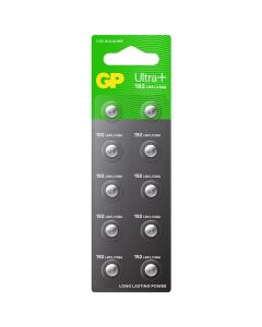 GP Alkaline Battery 1.5V GP192 LR41 192 Batteries 10-Pack