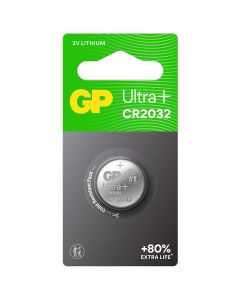 GP CR2032 3V Lithium Battery Card of 1 (GPCR2032)