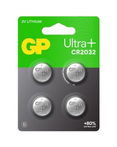 GP CR2032 Lithium Coin Batteries Card of 4