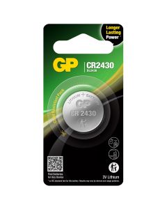GP CR2430 3V Lithium Battery Card of 1 (GPCR2430)