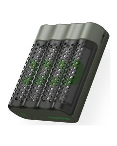 GP USB Speed Battery Charger with 4 x AA 2600mAh Batteries | M452