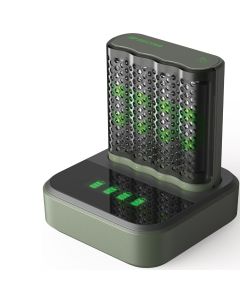 GP USB Speed Charger & 4 x AA 2600mAh Batteries and Dock 