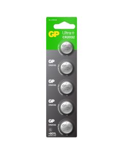 GP Lithium Coin Battery CR2032 3V Card of 5