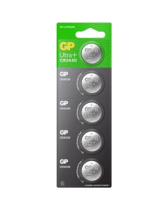 GP CR2430 Lithium Batteries 3V Card of 5 (GPCR2430-C5)