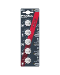 Duracell Procell CR2016 Lithium Batteries 3v PC2016 5-Pack