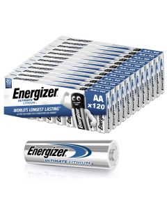 Energizer Ultimate Lithium AA L91 Batteries | Box of 120