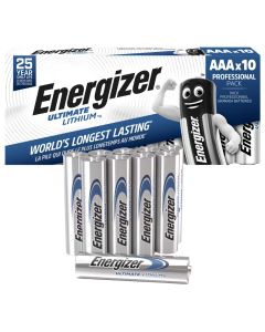 Energizer Ultimate Lithium AAA Batteries 10-Pack 1.5V L92