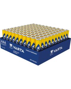 Varta Longlife Power Alkaline AAA LR03 Batteries | Box of 100
