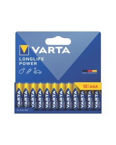 Varta Longlife Power AAA Batteries LR03 4903 12-Pack