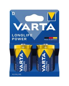 Varta Longlife Power Alkaline Batteries D LR20 4920 2-Pack