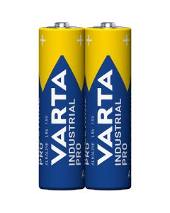 Varta Industrial Pro AA LR6 Alkaline Batteries | Pack of 2