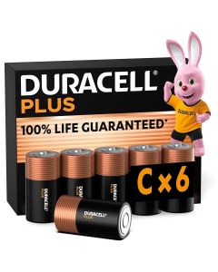Duracell Plus C Batteries LR14 MN1400 | 6-Pack