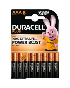 Duracell Plus AAA Batteries with Power Boost 8-Pack