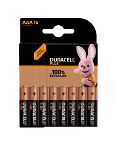Duracell Plus AAA Batteries MN2400 LR03 16-Pack