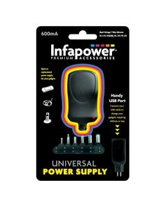 Infapower P001 600mA AC/DC Universal Mains Power Supply