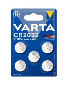 Varta CR2032 3V Lithium Coin Cell Batteries | 5-Pack