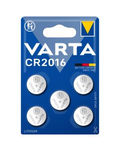 Varta CR2016 3V Lithium Coin Cell Batteries | 5-Pack
